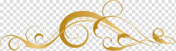 Gold scroll artwork, Gold Line , gold transparent background PNG clipart