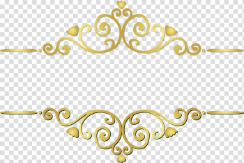 Gold scrolled illustration, , Golden plant frame transparent background PNG clipart