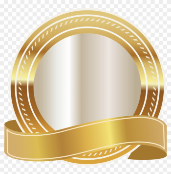 Gold Seal With Gold Ribbon Png Clipart Image - Gold Banner Ribbon Png Gold Seal With Gold Ribbon Png Clipart Image - Gold Banner Ribbon Png
