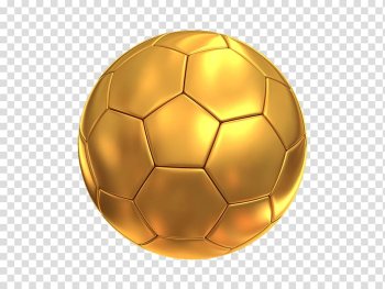 Gold soccer ball, American football, Football,Golden football transparent background PNG clipart