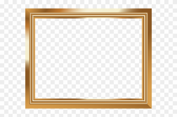 Gold Transparent Frame Png Image - Bingkai Foto Besar