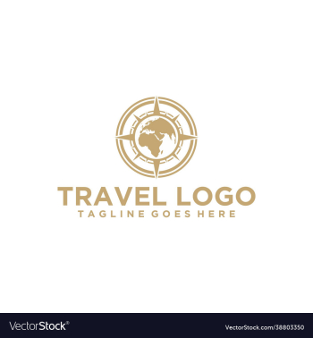 gold travel logo with globe gold travel logo with globe