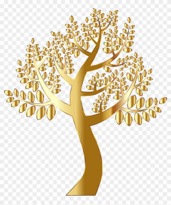 Gold Tree Without Background - Gold Tree Transparent Background