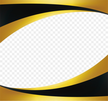 Gold Wallpaper - Black gold wave border 
