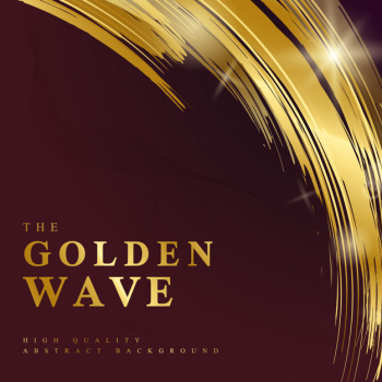 Gold wave abstract background illustration Gold wave abstract background illustration