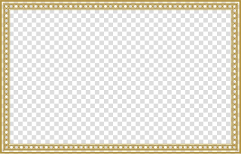 Golden Age of Radio Wedding invitation Graphic design, Gold Frame Border, brown frame illustration transparent background PNG clipart