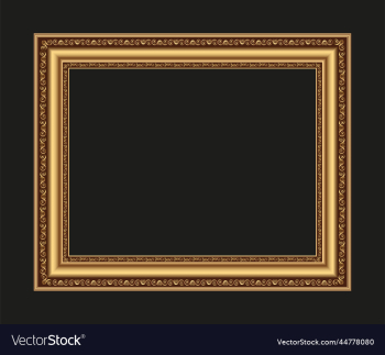 golden antique frame for your picture