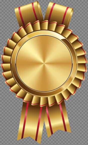 Golden Badge Transparent Background PNG Golden Badge Transparent Background PNG