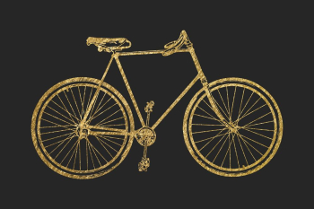 Golden bicycle sticker, aesthetic vehicle | Free Vector Illustration - rawpixel Golden bicycle sticker, aesthetic vehicle | Free Vector Illustration - rawpixel