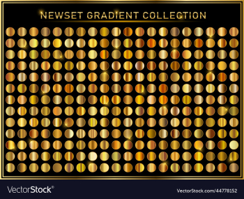 golden big set collection of gradients luxury