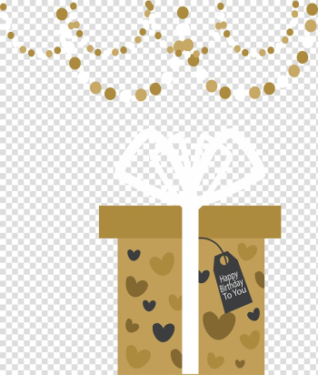 Golden birthday gift box transparent background PNG clipart Golden birthday gift box transparent background PNG clipart