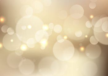 Golden bokeh lights background Free Vector