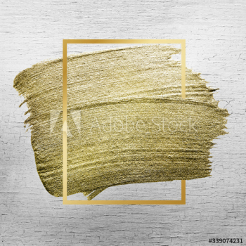 Golden brush stroke texture Golden brush stroke texture