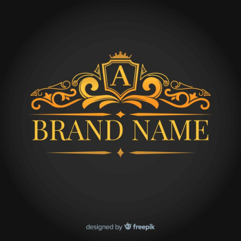 Golden elegant corporative logo template Free Vector Golden elegant corporative logo template Free Vector