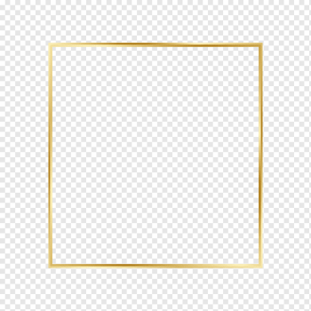 Golden flare frame, gold-colored frame, frame, angle, white png