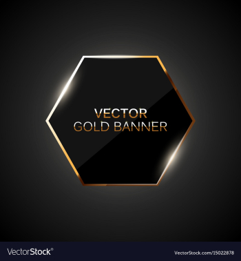 golden frame banner