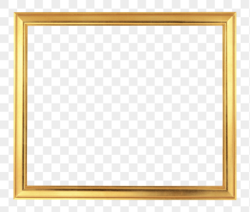 Golden frame png sticker, transparent | Free PNG - rawpixel