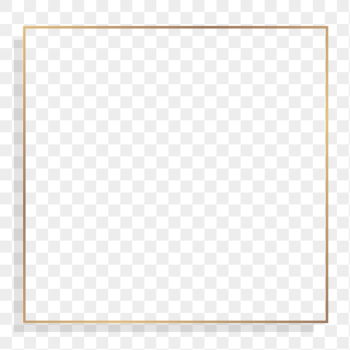 Golden frame png sticker, transparent | Free PNG - rawpixel