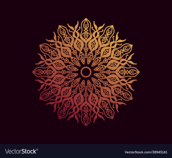 golden gradient mandala golden gradient mandala