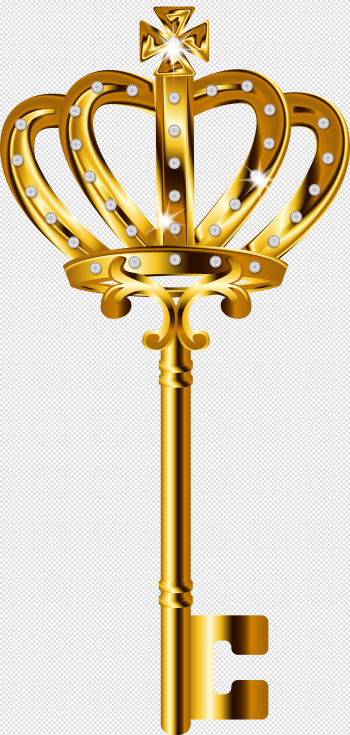 Golden Key PNG Pic