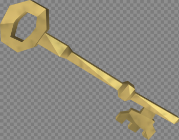 Golden Key Transparent Image