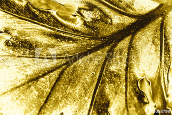 Golden leaf background Golden leaf background