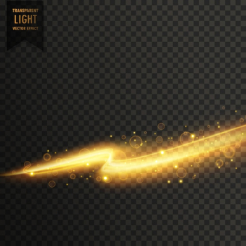 Golden light effect Golden light effect