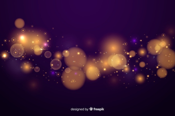 Golden particles bokeh decorative background Free Vector Golden particles bokeh decorative background Free Vector