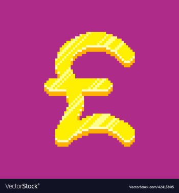 golden pound symbol golden pound symbol