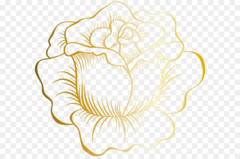 Golden Rose Stakes Clip art - Golden Rose PNG Clip Art Image 