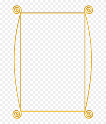 Golden Spiral Frame Png Clip Arts For Web - Gold Frame Png Vector