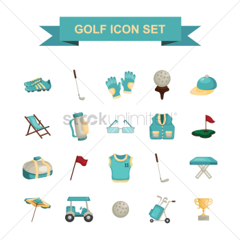 Golf icon set Golf icon set