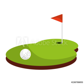 golf sport flag icon golf sport flag icon
