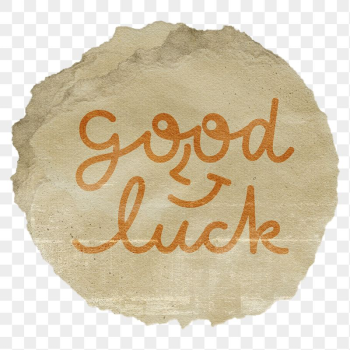 Good luck png word sticker, | Free PNG - rawpixel Good luck png word sticker, | Free PNG - rawpixel