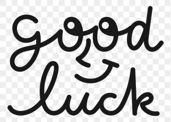 Good luck png word sticker, | Free PNG - rawpixel Good luck png word sticker, | Free PNG - rawpixel
