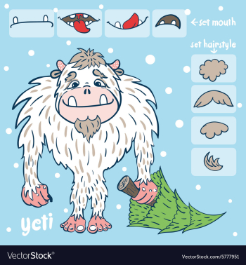 Good yeti vector image Good yeti vector image