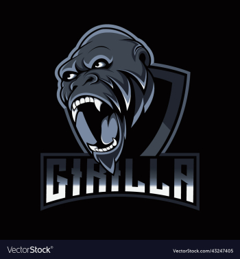 gorilla mascot logo gorilla mascot logo