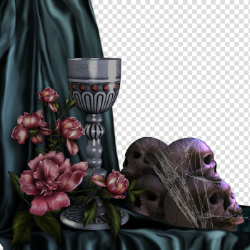 Gothic, pink roses and chalice illustration transparent background PNG clipart Gothic, pink roses and chalice illustration transparent background PNG clipart