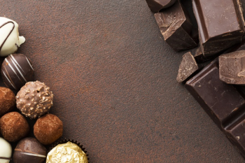 Gourmet chocolate truffles copy space Free Photo Gourmet chocolate truffles copy space Free Photo