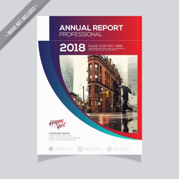 Gradient annual report design Gradient annual report design