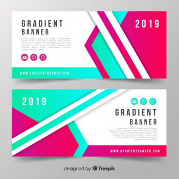 Gradient banner Gradient banner