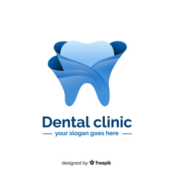 Gradient dental clinic logo Gradient dental clinic logo