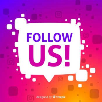Gradient follow us background Free Vector Gradient follow us background Free Vector