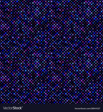 Gradient geometrical seamless random circle vector image Gradient geometrical seamless random circle vector image