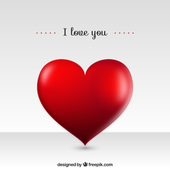 Gradient isolated heart background Gradient isolated heart background