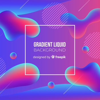 Gradient liquid background