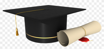 Graduation Cap Clip Art Image - Graduation Cap And Degree Png