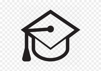 Graduation Cap Outline Icons - School Icon White Png