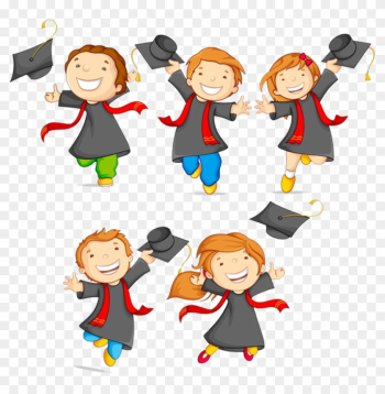 Graduation Ceremony Pre Kindergarten Pre School Clip - Kinder Graduation Clipart