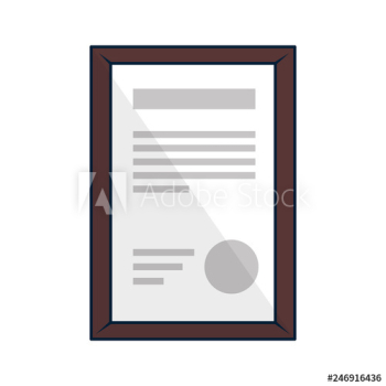 graduation certificate icon